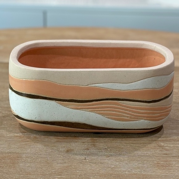 NWT Anthropologie Layered Landscape Pot, Window, Sold Out - Picture 1 of 11